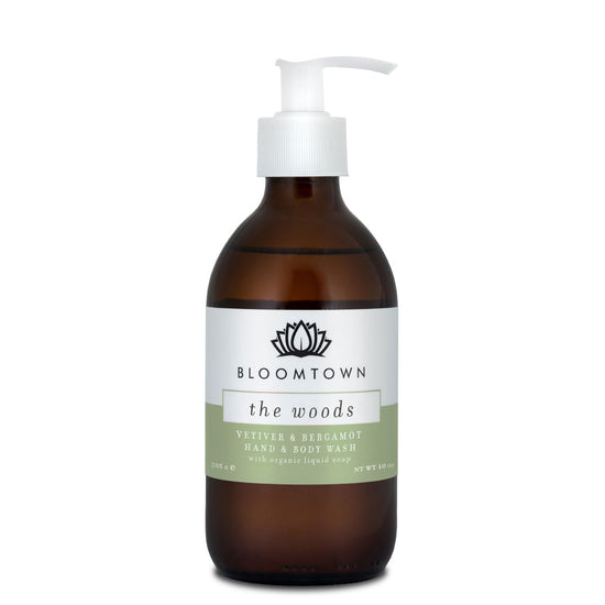 Bloomtown Organic Hand & Body Wash The Woods | Vegan Skincare | Sustainable Beauty | Cruelty Free | Natural Ingredients | Palm Oil Free
