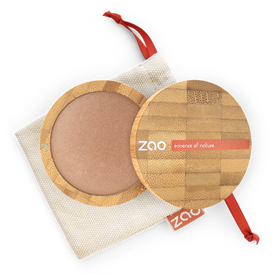 Zao's mineral cooked powder help give you a healthy natural looking glow all year round | Cruelty Free | 100% Natural Bronzer | Low Waste