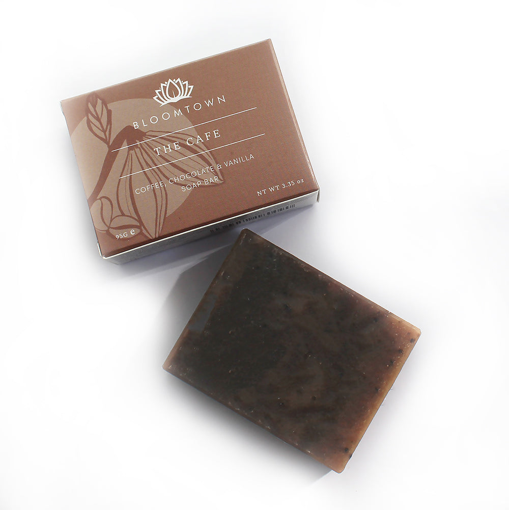 Load image into Gallery viewer, Bloomtown Nourishing Soap Bar The Cafe | Plastic Free | Vegan | Cruelty Free | Palm Oil Free | Natural Ingredients | Non Toxic Skincare
