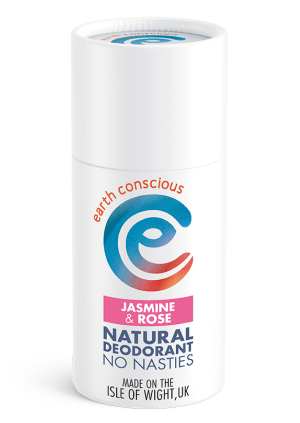 Load image into Gallery viewer, Earth Conscious Jasmine and Rose Deodorant Stick | Vegan Bodycare | Cruelty Free | Plastic Free | Paraben Free | Aluminium Free | Natural | Eco-Friendly
