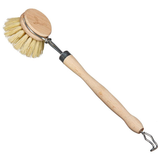 Eco Living | Wooden Dish Brush A plastic-free dish brush, with plant-based bristles. Made from natural renewable materials | Vegan, 100% FSC® certified